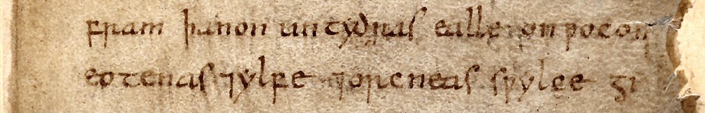 “eotenas ond ylfe ond orcneas” — Beowulf, line 112