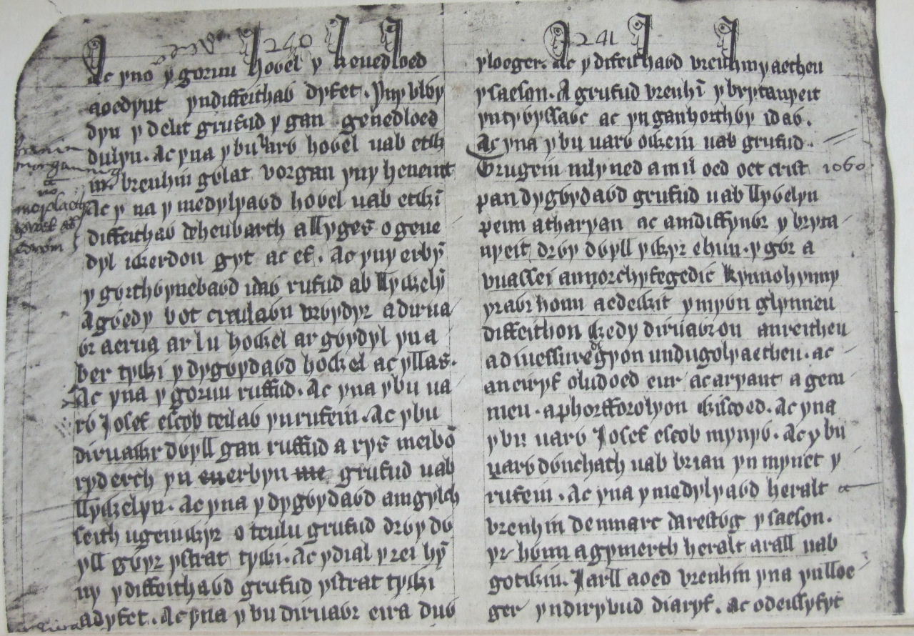 The Red Book of Hergest, columns 240–241
