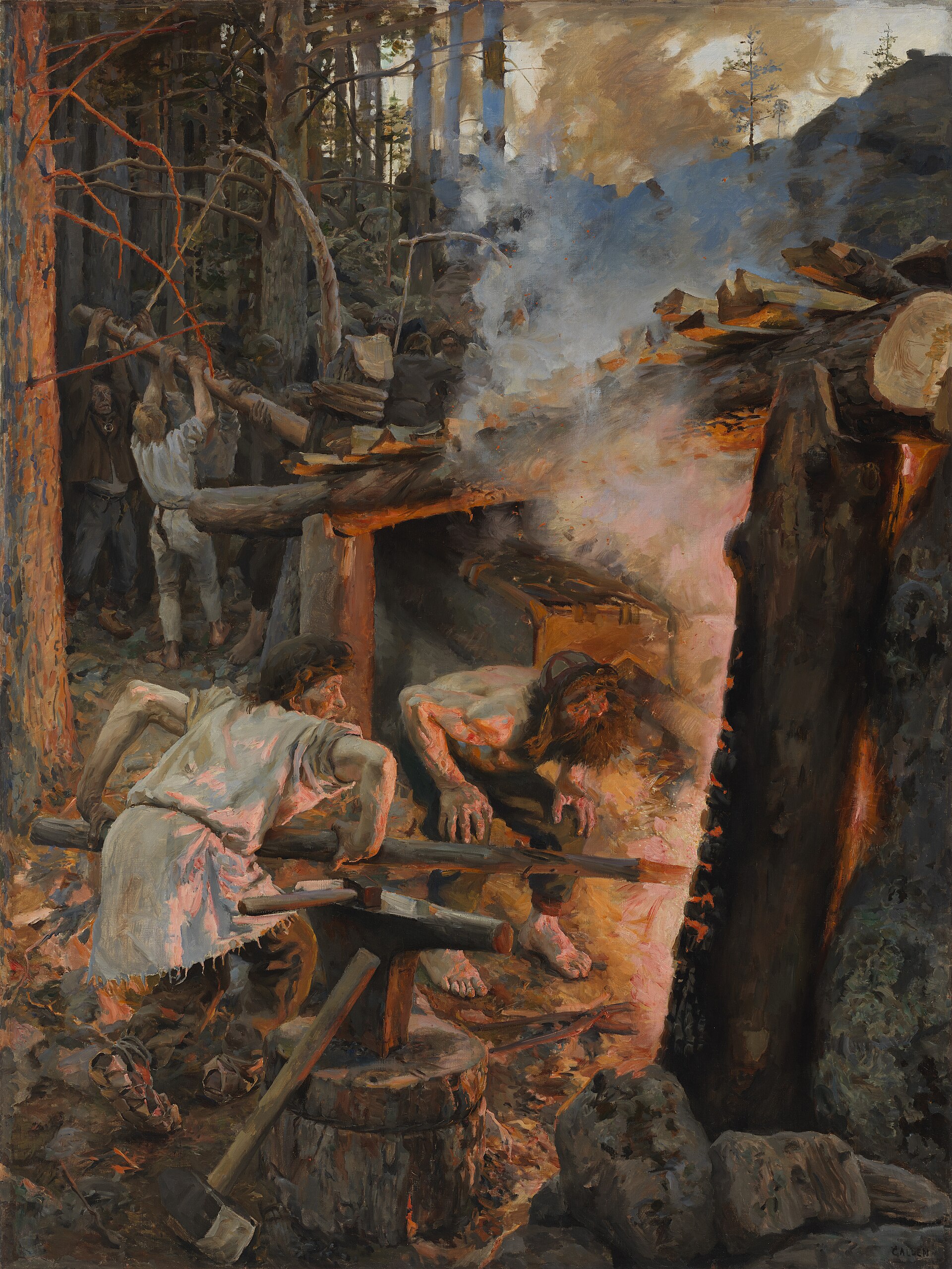 The Forging of the Sampo — Akseli Gallen-Kallela, 1893