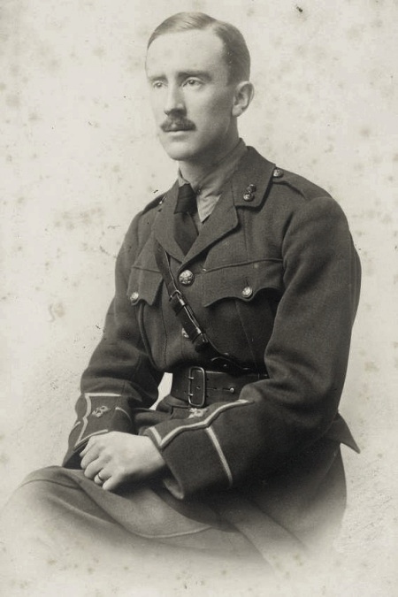 J. R. R. Tolkien in uniform, 1916